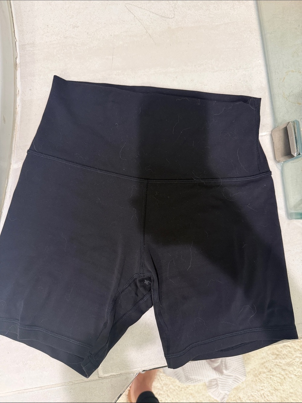 lululemon athletica Black High-Waist Bike Shorts